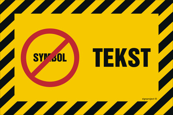 Znak na zamówienie Wzór S-308 na folii samoprzylepnej