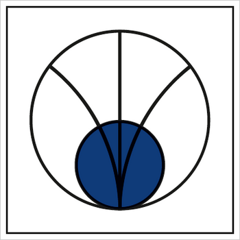Znak oznakowanie źródła promieniowania elektromagnetycznego na Folii Świecącej (390-01)
