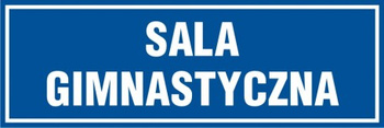 Znak Sala gimnastyczna (PB045)