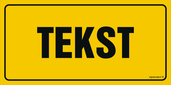 Znak na zamówienie Wzór S-310 na płycie zwykłej