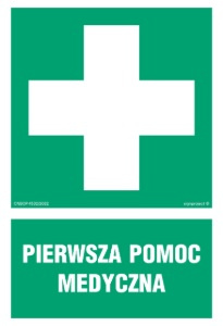 Znak Pierwsza paomoc medyczna (AF033) Signprojekt