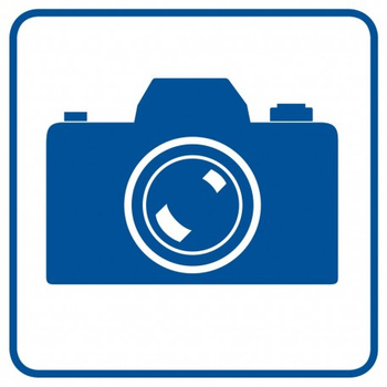 Znak tu wolno fotografować na Folii Samoprzylepnej (RA084)