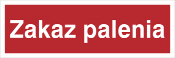 Znak zakaz palenia na płycie PCV (209-04)