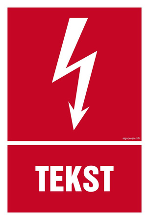 Znak na zamówienie Wzór S-203 na płycie zwykłej