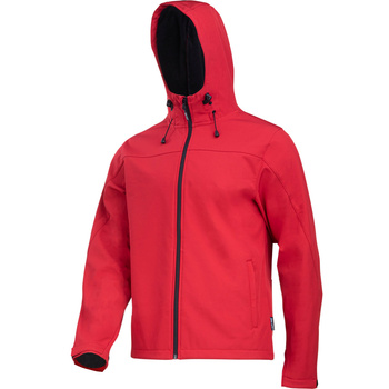 Kurtka softshell z kapturem czerwona Lahti Pro L40941