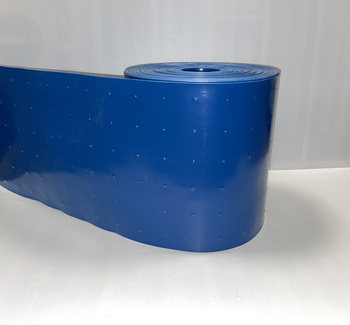 Taśma oznaczeniowa niebieska 300mm/100m z perforacją