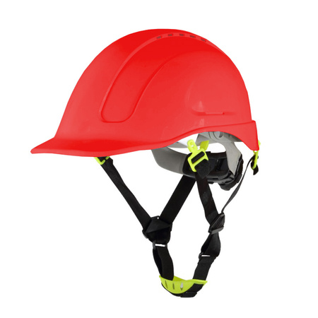 Hełm, kask ochronny MORION czteropunktowy czerwony