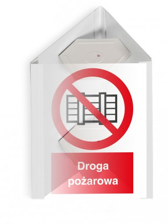 Znak przestrzenny Droga pożarowa TDC różne wymiary