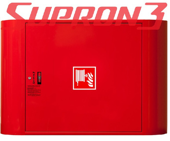 Hydrant wewnętrzny 25 z wężem półsztywnym 20m FIT do ciągów pieszych gł. 160mm SUPRON