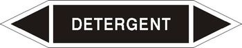 Tabliczka na rurociągi Detergent znak na płycie PCV (R-IC02)