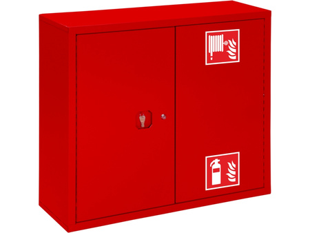 Hydrant wewnętrzny zawieszany DN33 z miejscem na gaśnicę obok - BOXMET