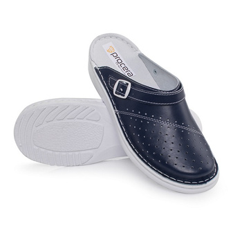 Obuwie profilaktyczne damskie BIANCA perforacją granatowe