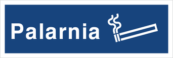 Znak palarnia na płycie PCV (831-01)