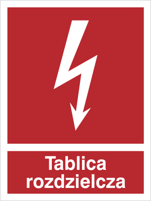 Znak tablica rozdzielcza na Płycie Świecącej (219-03)