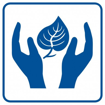 Znak Obiekt o szczególnych walorach przyrodniczych na płycie PCV (RA091)