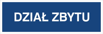 Znak dział zbytu na Folii Samoprzylepnej (801-77)