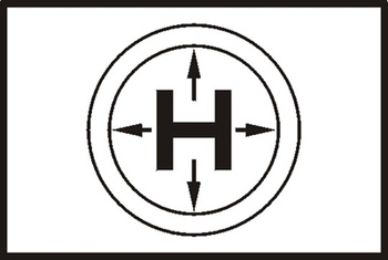 Znak opakowanie hermetyczne na Folii Samoprzylepnej (701-03)