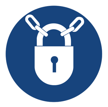 Znak nakaz stosowania zamknięcia na płycie PCV (415)