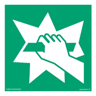 Znak stłuc, aby uzyskać dostęp (AE008) Signproject