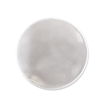 Naklejka odblaskowa AGR Kółko srebrne