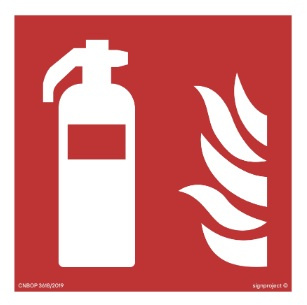 Znak gaśnica (BF001) Signproject