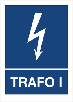 Znak Trafo I na Folii Samoprzylepnej (530-33)