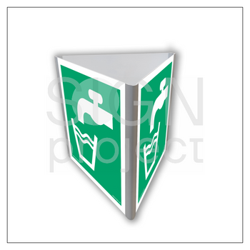 Znak AE815 Woda zdatna do picia świecący (3D dościenny)