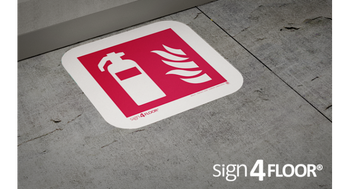 Gaśnica (znak podłogowy) (F001-F)