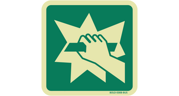 Znak E008-BUS stłuc aby uzyskać dostęp