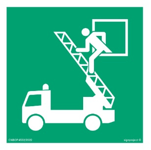 Znak okno ratunkowe (AE017) Signproject