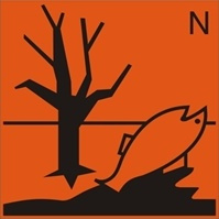 Znak substancja niebezpieczna dla środowiska na Folii Samoprzylepnej (700-12)