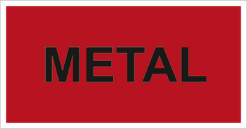 Znak metal na Folii Samoprzylepnej (857-37)