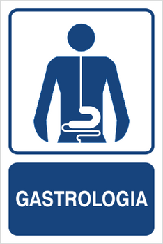 Znak gastrologia na płycie PCV (823-141)