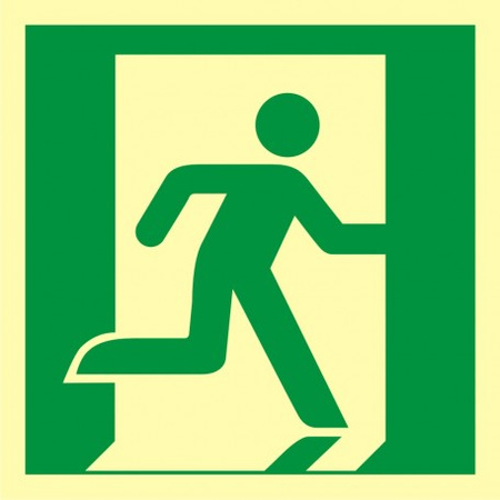 Znak wyjście ewakuacyjne (prawostronne) (AE002) Signproject