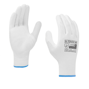 Rękawice ochronne powlekane poliuretanem X-TOUCH WHITE