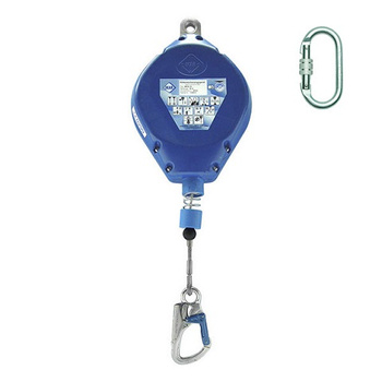 Urządzenie samohamowne AUTOBLOK AD218 (HWS-18) z linką 18m obudowa aluminiowa - ASSECURO