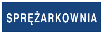 Znak sprężarkownia na Folii Samoprzylepnej (801-55)