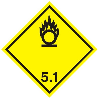 Nalepka materiały utleniające