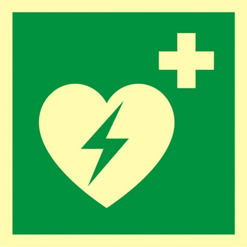 Znak defibrylator (AED) (AE010) Signproject