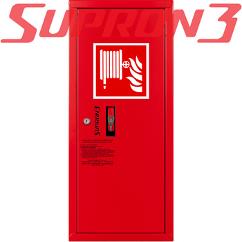 Hydrant wewnętrzny 25 z wężem półsztywnym 30 boczny - ZAWIESZANY SUPRON