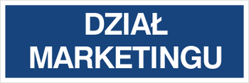 Znak dział marketingu na Folii Samoprzylepnej (801-26)