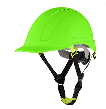 Hełm, kask ochronny MORION czteropunktowy neonowy