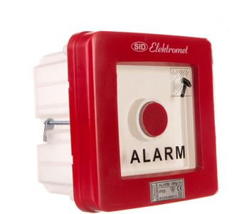 Wyłącznik alarmowy samoczynny podtynkowy 2 tory