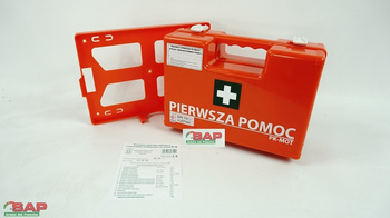 Apteczka pierwszej pomocy K-20.2 z wyposażeniem 2xDIN13157 + ustnik