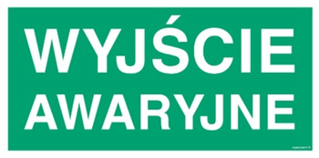 Znak wyjście awaryjne (AC006) Signproject