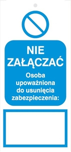 Znak Nie załączać (807-10)
