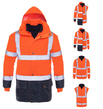 Kurtka ocieplana Prolumo 5in1 HVP Pomarańczowa