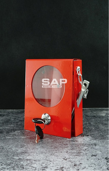 Kasetka na kluczyk ewakuacyjny ze zbijakiem