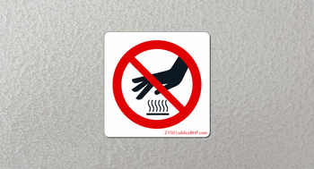 Oznaczenie Gorąca powierzchnia, Nie dotykać! (Z150)