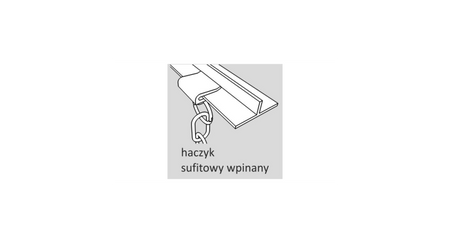 Uchwyt do sufitów podwieszanych (2szt) (USP)